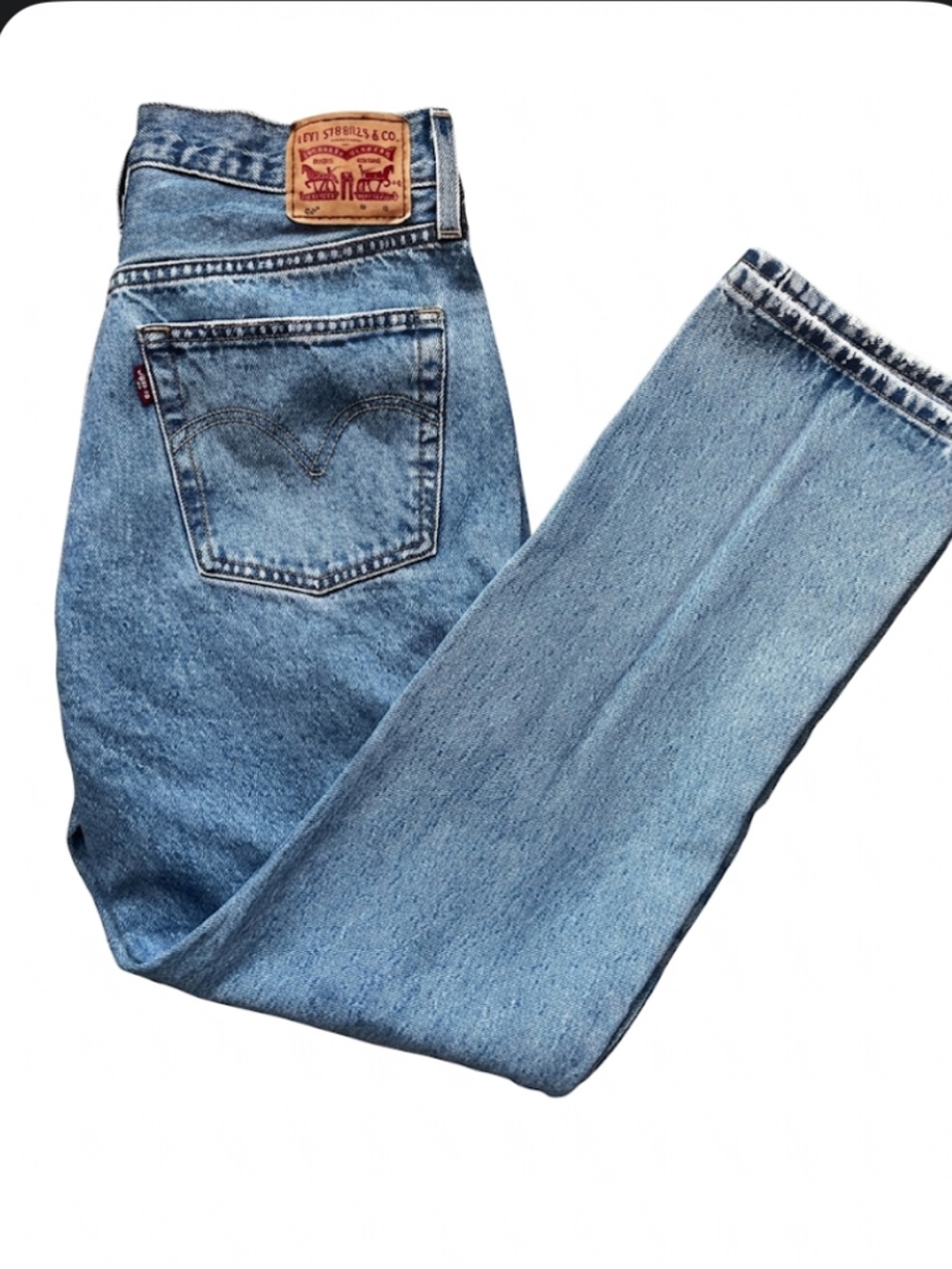 501 Levi's Light Blue Men's Straight Jeans 100% cotton